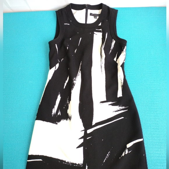 Banana Republic Pencil Colorblock Lined Shift Dress Size 0 - Picture 12 of 14